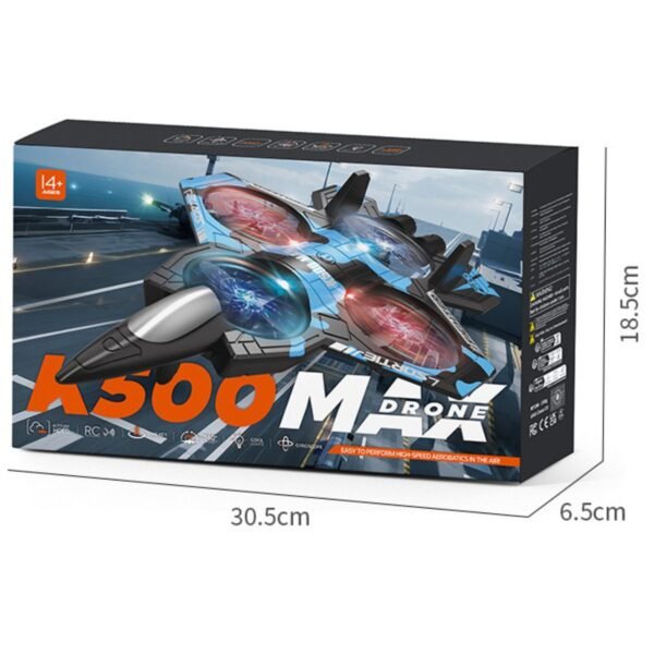 drone avión k500 max para niños con luces led y acrobacias 360° drone avión k500 max para niños con luces led y acrobacias 360°
