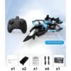 drone avión k500 max para niños con luces led y acrobacias 360°