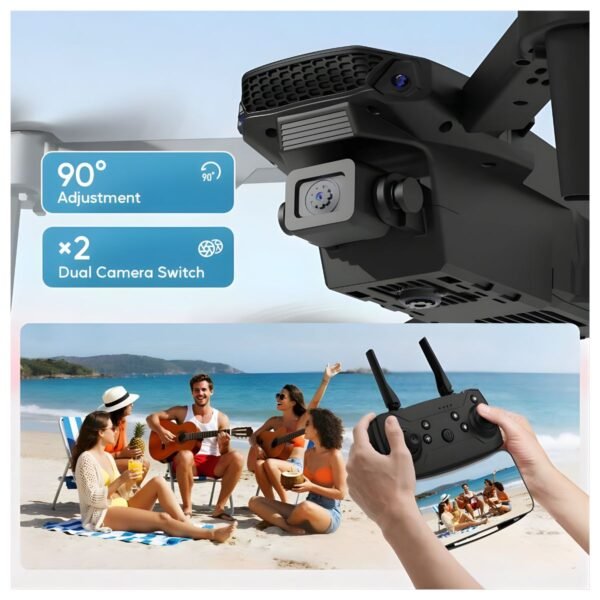 drone cuadricóptero axnen e88hd dual para niños cámara 4k plegable wifi fpv drone cuadricóptero axnen e88hd dual para niños cámara 4k plegable wifi fpv