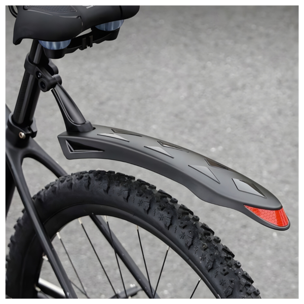 guardabarros mtb universales con liberación rápida perfil negro guardabarros mtb universales con liberación rápida perfil negro