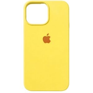 iphone 15 pro max silicone case apple – color amarillo (original)